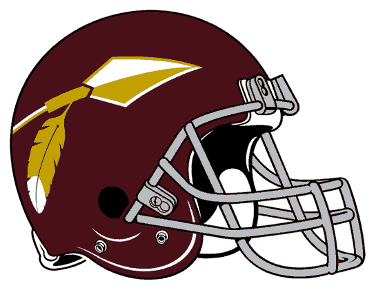 Washington Redskins 1965-1969 Helmet Logo iron on transfers for fabric